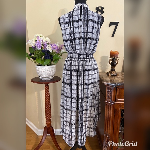 THML Plaid Sheer Dress - Picture 2 of 5